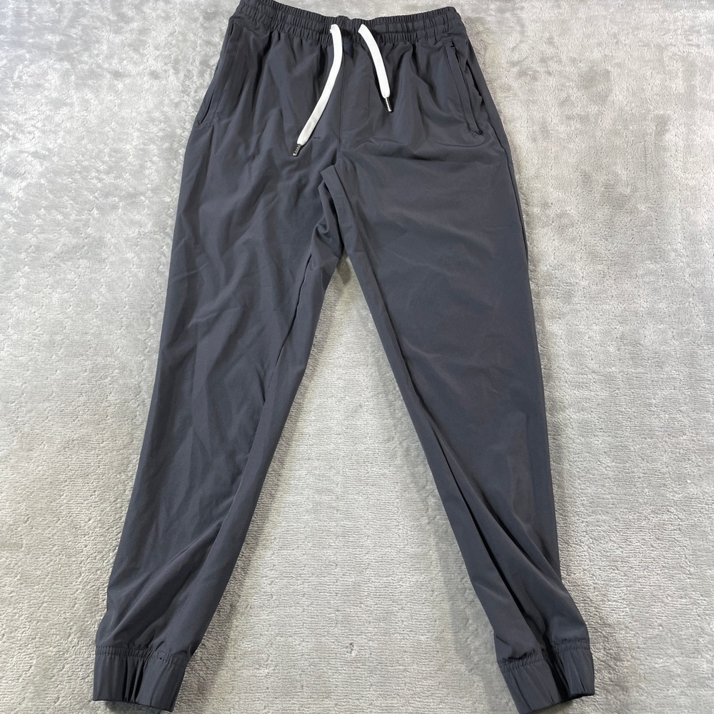 Cove USA Jogger Pants Mens Small Gray Zipper Pocket Casual Active Light Athletic
